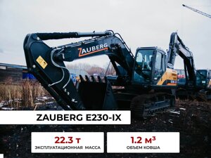 Гусеничный экскаватор Zauberg E230-IX габарит СЗ
