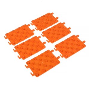 Антибукс 13,5х19,5x3 см, набор 6 шт, оранжевые