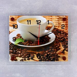 Часы настенные: Кухня, "Чашка кофе", 20х26 см