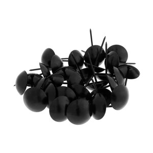Гвозди ТУНДРА, декоративные, 25х39 мм, черные, 100 шт