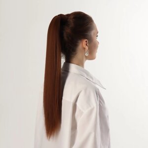 Хвост накладной, прямой волос, на резинке, 60 см, 100 гр, цвет светло-русый (SHT30A)
