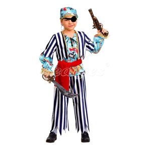 Карнавальный костюм «Пират сказочный», сатин, размер 30, рост 116 см