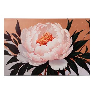 Картина на холсте "Пышный цветок" 40*60 см