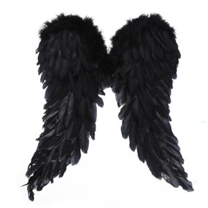 Крылья «Ангел», 50 40, цвет чёрный