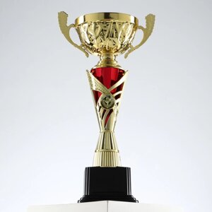 Кубок 155B, наградная фигура, золото, подставка пластик, 35 11,5 8 см