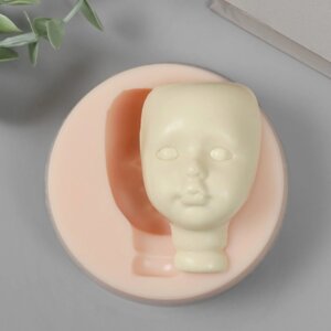 Молд силикон "Лицо младенца"25 6,9х4,4х2,5 см