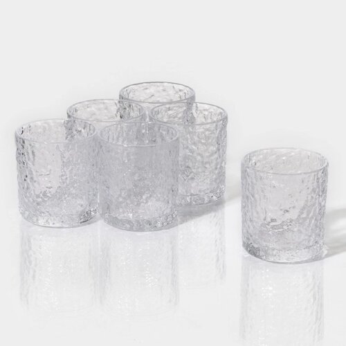 Набор стаканов стеклянных «Вулкан», 6 предметов: 330 мл, 8,59 см