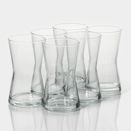 Набор стеклянных стаканов Lav «Дерин», 370 мл, 137,5 см, 6 шт