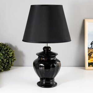 Настольная лампа "Версалия" E27 40Вт черный 25х25х40 см RISALUX