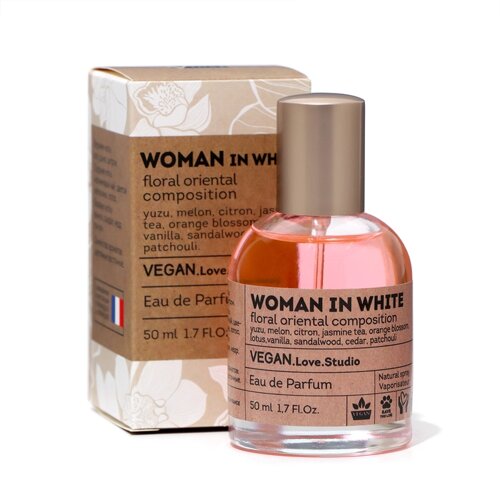 Парфюмерная вода женская Vegan Love Studio Woman In White, 50 мл (по мотивам Donna Trussadrdi (Trussardi)