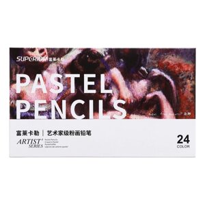 Пастельные карандаши 24 цвета картонной коробке заточенные GCP-24