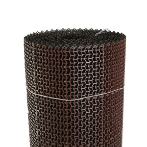 Покрытие ковровое щетинистое без основы «Волна», 110 м, сегмент, цвет коричневый