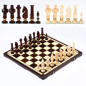 Шахматы польские Madon "Королевские", 62 х 62 см, король h-12,5 см
