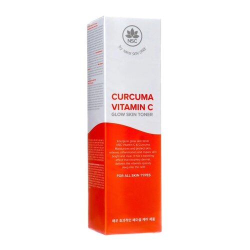Тонер для лица NSC для сияние кожи Vitamin C & Curcuma, 100 мл