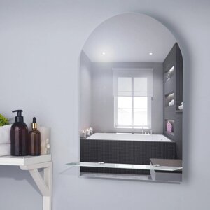 Зеркало «Арка», настенное, с полочкой, 3959 см