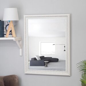 Зеркало настенное «Верона», белое, 6074 см, рама пластик, 60 мм