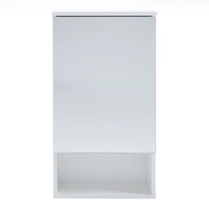 Зеркало-шкаф для ванной комнаты "Вега 5002" белое, 50 х 13,6 х 70 см