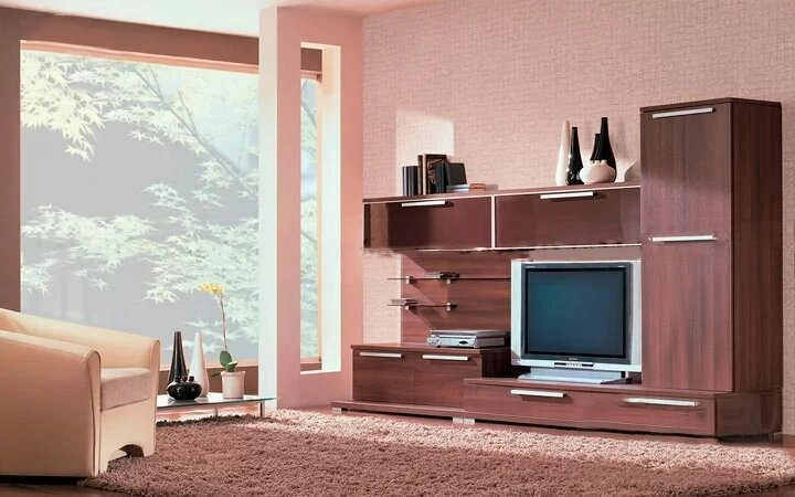 Гостиная 39 от компании ExpertMK - производство корпусной мебели - фото 1