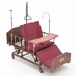 Кровать-кресло с "ушками"для сна в положении сидя, с регулировкой высоты, с переворотом и туалетом МЕТ REALTA