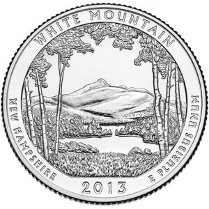 25 центов 16-й парк Нью-Гэмпшир Национальный лес Белые горы ( двор D )