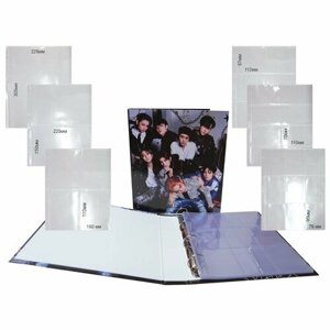 Альбом (биндер) Рок-звезда с листами для фан-карточек К-pop. Сомс