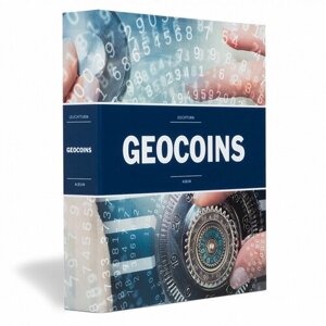 Альбом NUMIS geocoins на 30 монеты, с листами. NUMIS. leuchtturm,358044