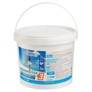 Aqualeon Медленный стабилизированный хлор Aqualeon комплексный таб. 20 г. 4 кг