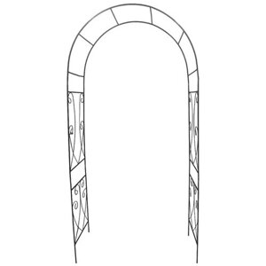 Арка садовая металлическая для растений (для сада) Декор разборная бронзовый антик, 240х110х40см, труба d=10