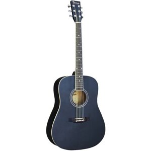 BEAUMONT DG80/BK акустическая гитара, корпус дредноут, цвет чёрный, матовый