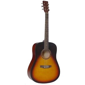 BEAUMONT DG80/VS акустическая гитара, дредноут, корпус липа, цвет скрипичный санбёрст