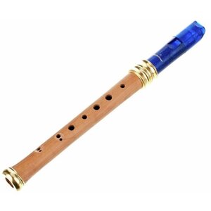 Блок-флейта Mollenhauer 1119B Adris Dream синий пластик/дерево, До-сопрано, барочная система