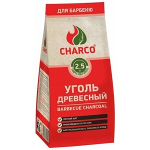 Charco Уголь древесный для барбекю, 2,5 кг