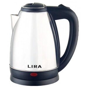 Чайник электрический LIRA LR 0110 (диск, нержавеющая сталь, объем 1,8 л/1500Вт)