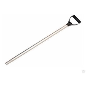 Черенок алюминиевый/черенок для лопаты c V-ручкой ф-36мм, L1000мм (1м)