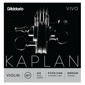 D addario KV310 3/4 M струны для скрипки