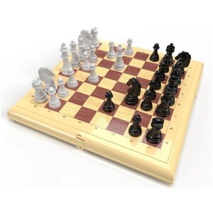 Десятое королевство Шашки-Шахматы-Нарды (03892) игровая доска в комплекте