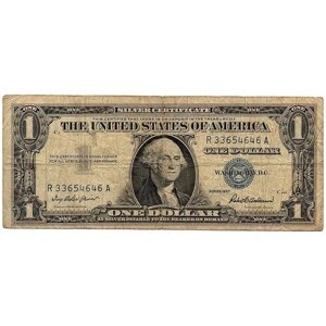 Доллар 1957 года США 33654646
