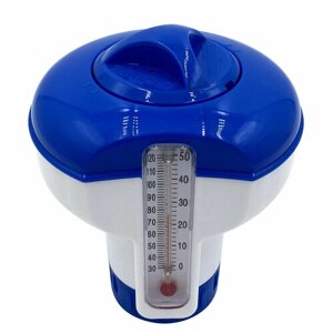 Дозатор-поплавок Reexo MiniTab Temp (с термометром) для хлор-таблеток 20 гр, цена - за 1 шт