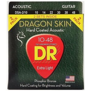 DR DSA-2/10 - струны для акустической гитары
