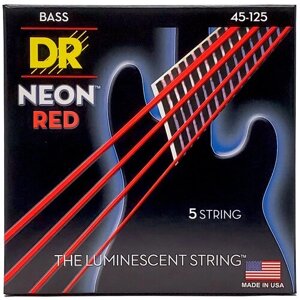 DR Strings NRB5-45 HI-DEF NEON Струны для 5-струнной бас-гитары
