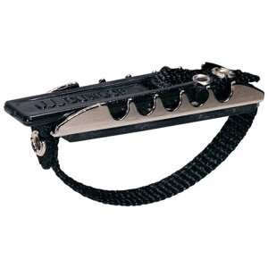Dunlop 11f Advanced Guitar Capo каподастр на ремешке для плоской накладки