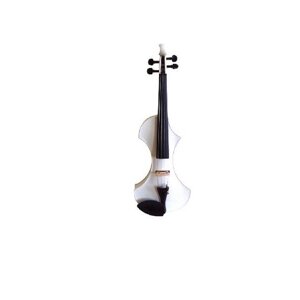 Электроскрипка Pierre Cesar MEV1510WH 4/4 с немецким звукоснимателем белого цвета для начинающих музыкантов