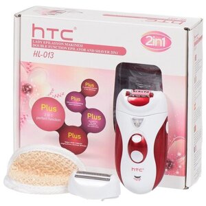 Эпилятор HTC HL-013 бело-красный