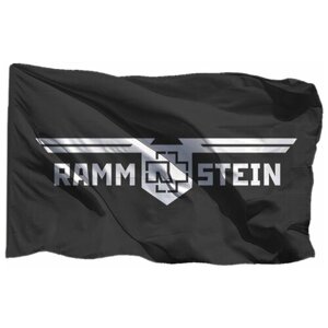 Флаг Рамштайн Rammstein на флажной сетке, 70х105 см - для флагштока