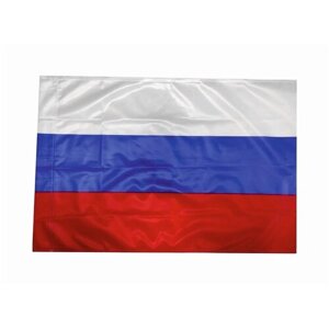 Флаг России, 90135 см. полиэфирный шёлк, 100% яркость, карман под древко.