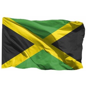 Флаг Ямайки на сетке 100х150 см для уличного флагштока