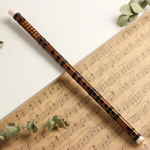 Флейта Music Life 48 см, бамбук, тональность G (комплект из 2 шт)