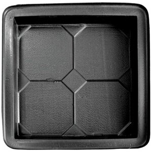 Форма для тротуарной плитки "Классика", 380х380х50, черный (2 шт. в упаковке)
