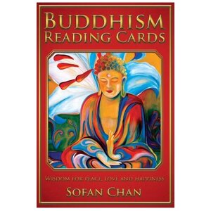 Гадальные карты U. S. Games Systems Оракул Buddhism Reading Cards, 36 карт, красный, 450