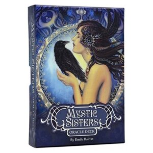 Гадальные карты U. S. Games Systems Оракул Mystic Sisters Oracle, 51 карта, синий/желтый, 295
